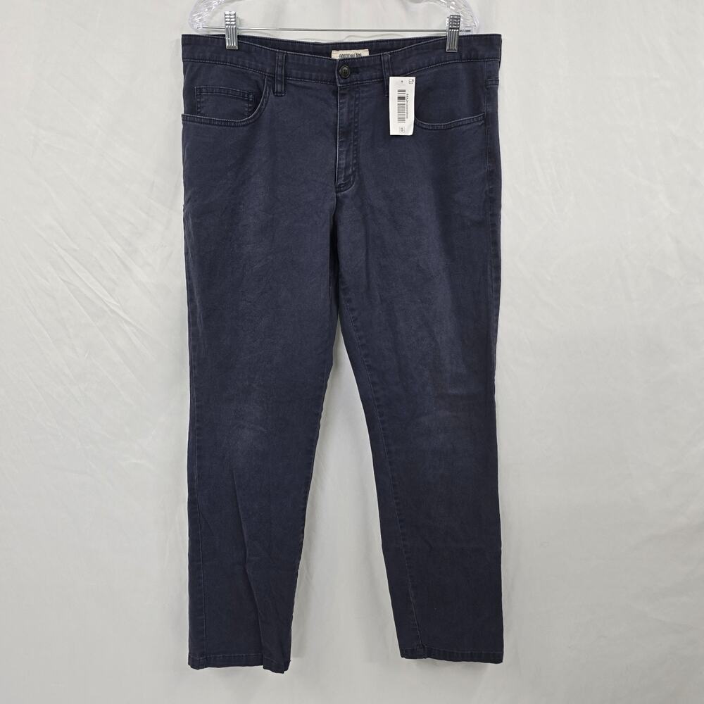 Goodthreads Slim Chino Pants Men's 36 x 31 (tag reads 36x34) Blue Straight
